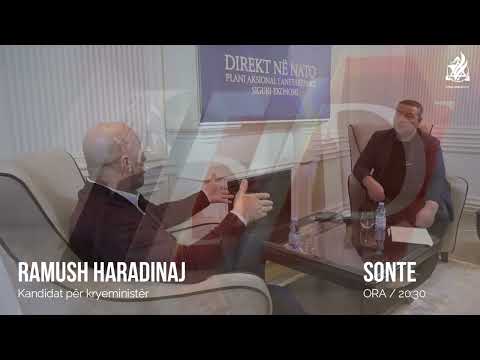 Ekskluzive, Ramush Haradinaj, sonte nga ora 20:30