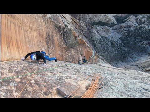 Party Wall on the Rainbow Wall (Original Route, 5.12-, Grade V)