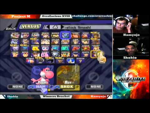 OverZaelous XVIII: Hamyojo(Yoshi) vs. Shokio(ZSS/Roy)