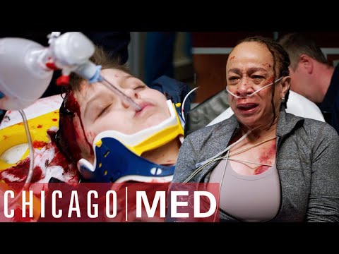 Miss Goodwin involved in car crash with a young boy | Chicago Med