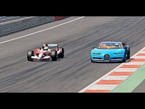 Bugatti Chiron vs Toyota F1 2006 - Red Bull Ring