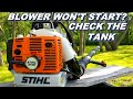 Fixing A Stihl Backpack Blower That Won T Start