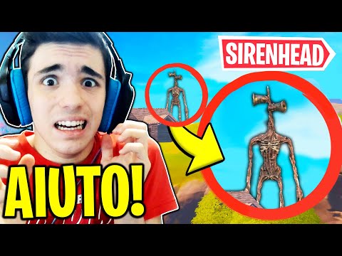 HO AVVISTATO UN "MOSTRO SPAVENTOSO" SU FORTNITE ITA😨😱!! - SIREN HEAD FORTNITE