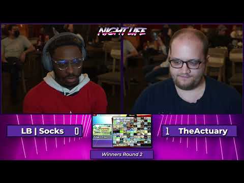 Nightlife 36: LB | Socks (Peach, Joker) vs TheActuary (Zelda) Winners Round 2