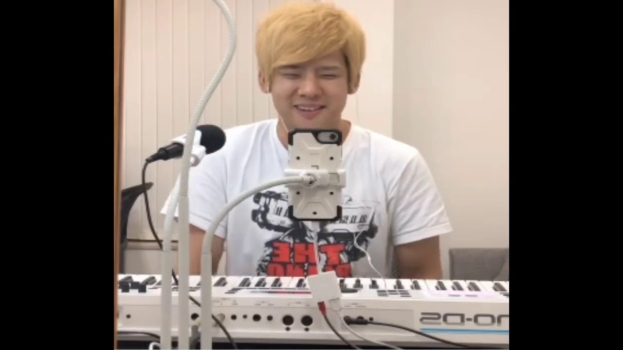 番組直前の生放送