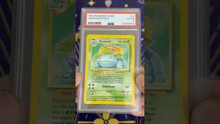 Cracking & Resubmitting Base Set Venusaur to PSA‼️📈 #pokemon #pokemoncards #psa #shorts #fyp #cards