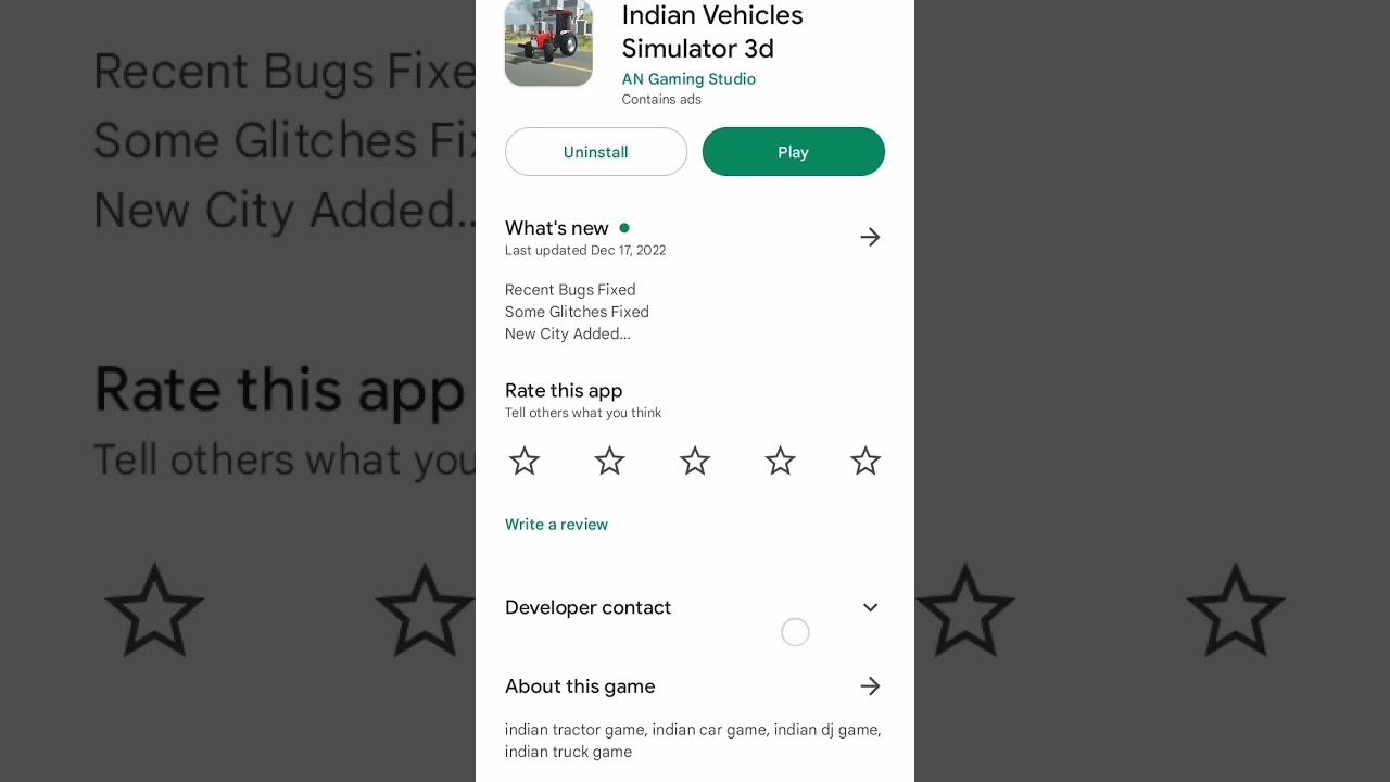 Indian vehicles simulator 3D lnstale  Now