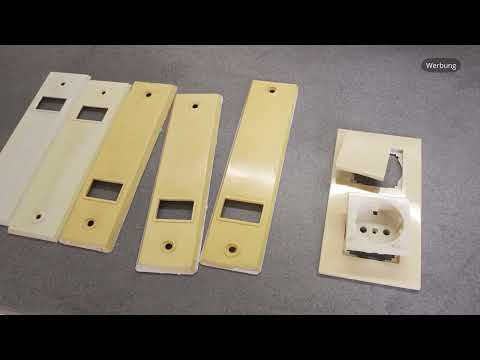 Refurbish visible parts (including Schuko sockets) through surface coating