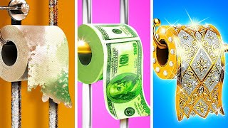 Download lagu TANTANGAN MENGGAMBAR SUPER KAYA VS KAYA VS MISKIN💰🚨 Makeover Penjara Ultimat oleh 123 GO mp3