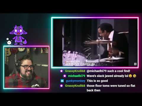 Music teacher reacts to Epic Drum Battle - Louie Bellson and Buddy Rich | Carson Tonight Show