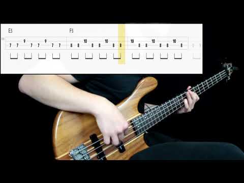 Iron Maiden - The Number Of The Beast (Bass Cover) (Play Along Tabs In Video)