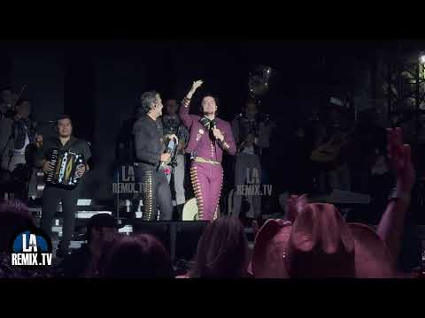 Alex Fernandez hace llorar a Alejandro Fernandez  cantan juntos en pico rivera