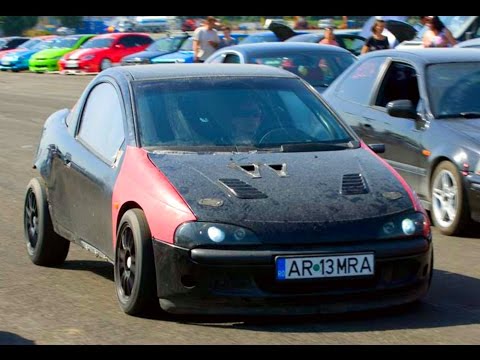 Thumbnail for Brutal Opel Tigra 2.0 Gsi 200 Hp+ vs Honda Civic ED D16 Turbo - Drag Race Arad 2016 by Opel Tigra