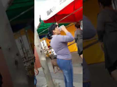 LURDES aplicando mafia en  LA FERIA DE LA VILLA 31