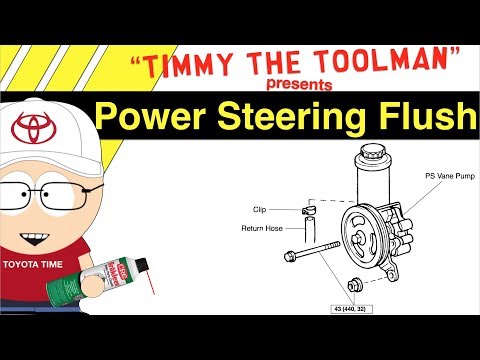 Power Steering Flush and Reservoir Cleaning