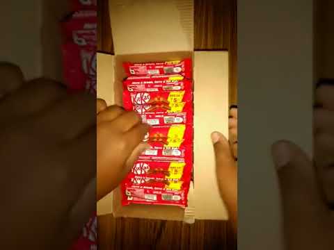 Unboxing 5 rupees Nestle kit kat box