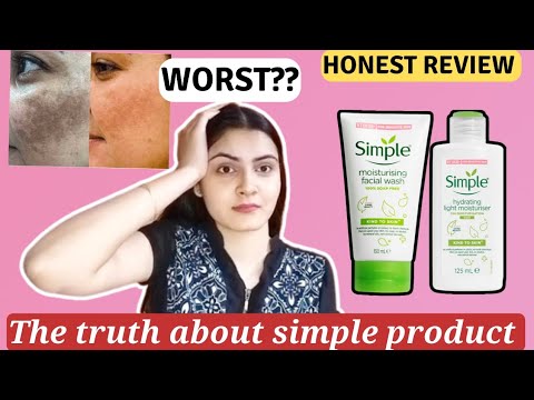 The Truth about Simple Product | Simple Hydrating light Moisturizer & Facial Wash Honest Review