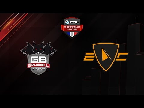 LoL - GrosBill vs E-Corp - ESL Championnat National - Winter 2016