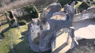 preview picture of video 'Abbazia di Nervesa vista dal drone   remotom'