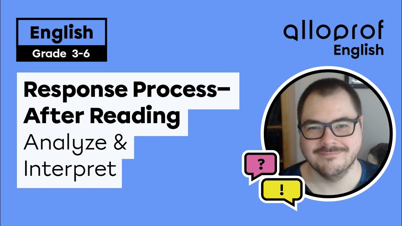 Response Process - After Reading: 2 - Analyze & Interpret