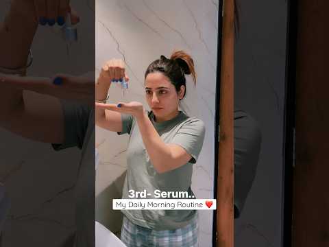 My Morning Skin Care Routine 🤍 #shorts #youtubeshorts #skincare