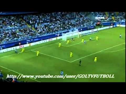 Malaga vs Villarreal Highlights 27.09.2010