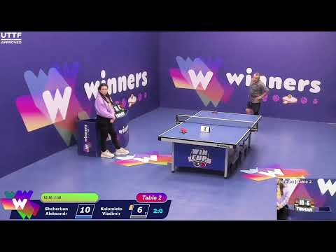 WINners CUP table 2  23.01 Shcherban Aleksandr - Kolomiets Vladimir  12:00