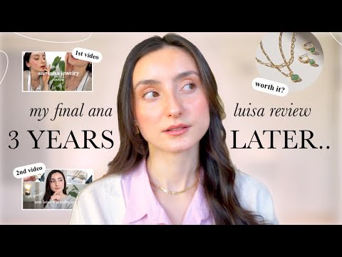 ANA LUISA JEWELRY *UPDATE* after 3+ years | NOT WORTH IT? WATCH BEFORE BUYING