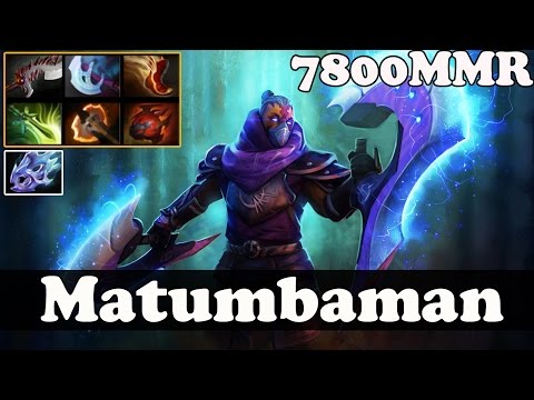 Dota 2 - Matumbaman 7800 MMR Plays Anti-Mage vol 2 - Ranked Match Gameplay