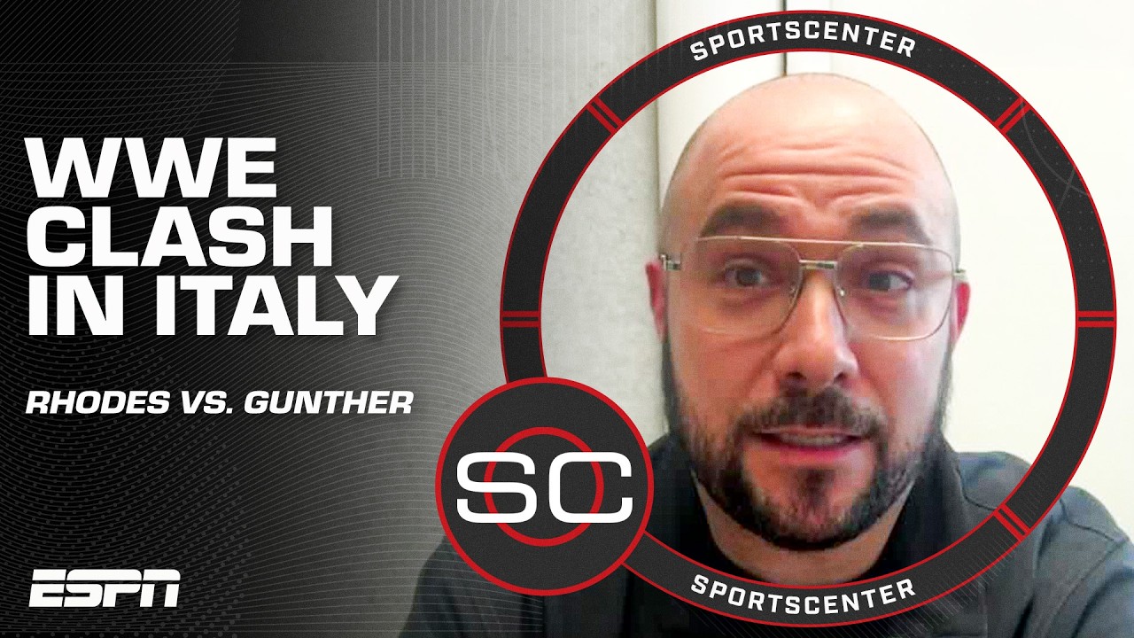 Peter Rosenberg joins SportsCenter to discuss WWE Clash in Italy 🇮🇹