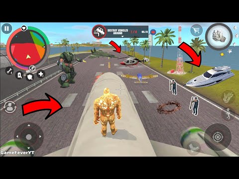 Stone Giant (Giant Hero Drive Ship & Go Airport) Stone Man on Airplane - Android Gameplay HD