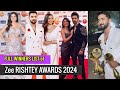 FULL WINNERS LIST of Zee Rishtey Awards 2024  #zeetv #tvnews #kumkumbhagya