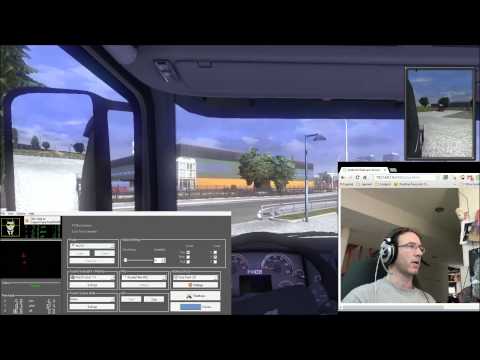 Head tracking and eye tracking in Euro Truck Simulator 2 with the
