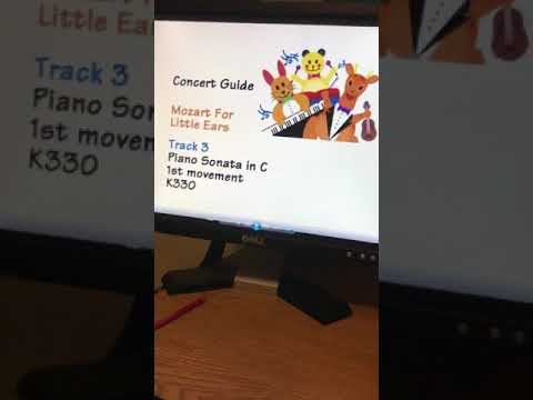 Piano Sonata in C 1st movement K330 from Baby Mozart CD/Video