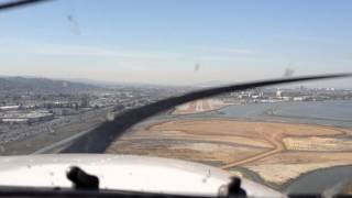 preview picture of video 'Landing at San Carlos Airport (KSQL)'