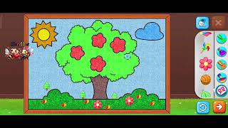 coloring games || Lucas & friends || Coloring Tree Decorating
