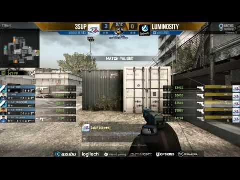 WinOut CS:GO Tournament - Luminosity vs. 3sUP (Mapa 1 - Cache) - Narração PT-BR