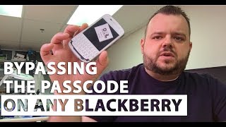 Bypassing the password / passcode on any BlackBerry Z10, Q10, Z30, Passport and more - Data Recovery