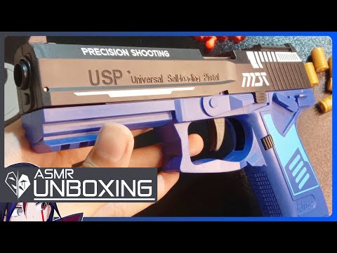 USP Gun Toy - Auto Shell Ejecting Blowback | ASMR Unboxing