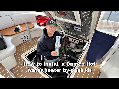 How to install a Camco Water Heater By-Pass Kit For Easier Boat Winterization￼