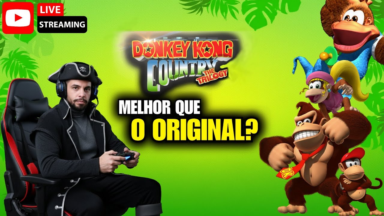 DONKEY KONG COUNTRY THE TRILOGY: O Jogo que a Nintendo não fez! 🦍🍌 (Fan Game Incrível)