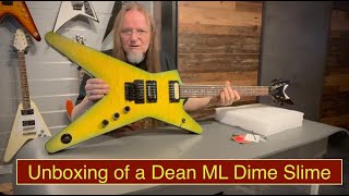 Video thumbnail for Dean ML Dime Slime Unboxing and Setup Part 1 by Michel Metal