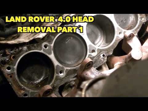 Land 4.0 Rover Heads Removal. Replacing Both Head Gaskets. -Part 1