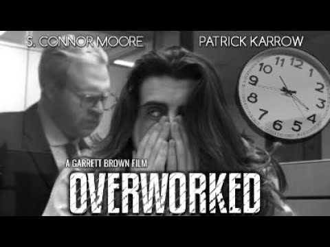 OVERWORKED (2023) | Black & White, Silent Short Film