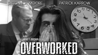 OVERWORKED (2023) | Black & White, Silent Short Film