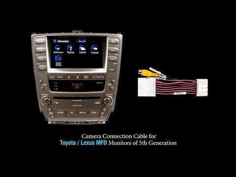 Reverse Camera Cable 28 pin for Toyota Land Cruiser 200 2007-2009 MY, Lexus ES350, IS250. IS350, IS F, LS460, LS600hL 2006-2009 MY Preview 10