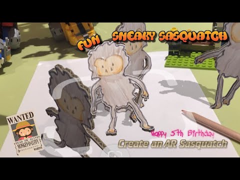 Sneaky Sasquatch Fun - Create an AR Sasquatch [5th Birthday Edition]