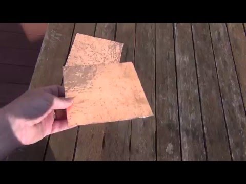 Copper sheet metal textured