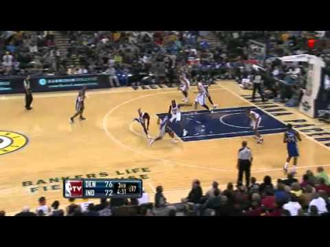 NBA Denver Nuggets Vs Indiana Pacers Highlights Feb 11, 2012 Game Recap