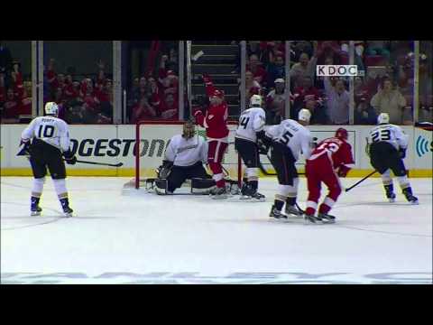 Pavel Datsyuk backhand goal 1-0 May 10 2013 Anaheim Ducks vs Detroit Red Wings NHL Hockey